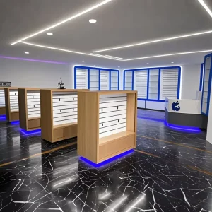 Retail Display Cabinet Decoration Mobile Phone Store Furniture Cellphone Accessories Store Showcase Fixture