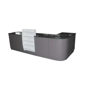 Retail Grocery Convenience Store Wooden and Steel Convenience Store Checkout Counter