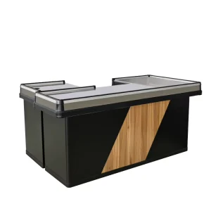 Retail Hypermarket Cash Counter Desk Fast Checkout Counter Desk