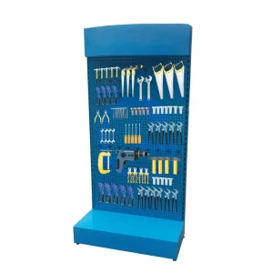 Retail Metal Merchandise Shelving Display Stand Rack with Logo