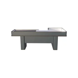Retail Payment Checkout Counter with Stainless Steel 201 Smooth Countertop Widely Used in Commercial Supermarkets