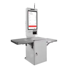 Retail Payment Kiosk Checkout Machine Cashless Register Counter Self Touch Screen Kiosk for Store Pharmacy Mall Restaurant