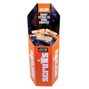 Retail Shop Advertising Equipment Floor Standing Stackable Cardboard Display Storage Bin for Shop Display Rack Promotion