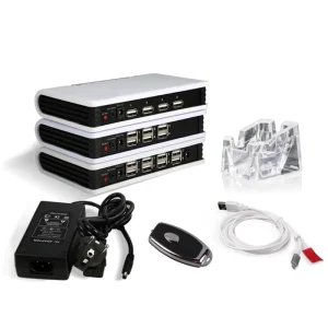 Retail Shop Anti theft Device 8 Ports Mobile Alarm System for Cell Phone with Charging
