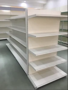 Retail Shop Bookstore Liquor Store Color Optional Stationery Store Metal Durable 100Kg Per Tier Gondola Shelving