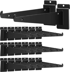 Retail Shop Fittings Store Fixtures Display Racks Heavy Duty Slatwall Knife Shelf Brackets