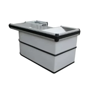 Retail Shop Supermarket Hypermarket Stainless Steel Supermarket Table Store Checkout Counter