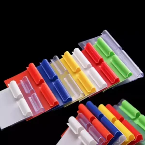 Retail Store Breakable Shelf Divider With T Front Self Adhesive Cereal Gravity Bins