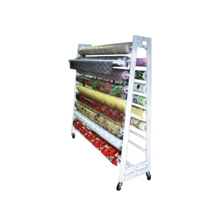 Retail Store Cloth Rack Cotton Piece Fabric Display Shelves