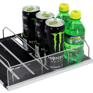 Retail Store Convenience Store Supermarket Roller Shelf Slide Out Track Adjustable Tension Smooth Restocking for Busy Aisles