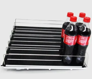 Retail Store Convenience Store Supermarket Roller Shelf Slide Out Track Adjustable Tension Smooth Restocking for Busy Aisles