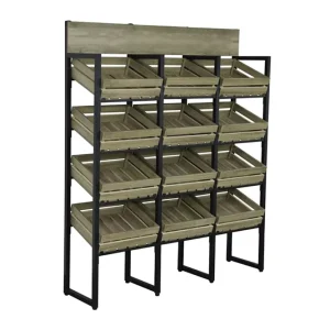 Retail Store Display Stand Vegetable and Fruit Supermarket Shelves Supermarket Rack