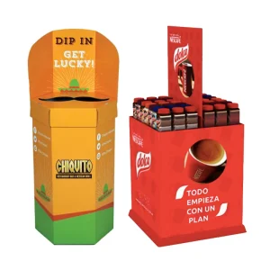 Retail Store Foldable Cardboard Display Stand for Pop Floor Display Box for Cardboard Carton Racks Convenient Dump Bin Design