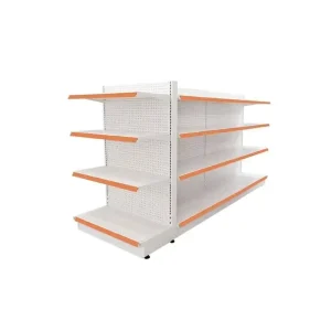 Retail Store Metal Rack Gondola Shelving Heavy Duty Supermarket Gondola Shelf
