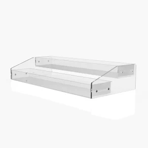 Retail Store Perfume Eyelash Lipstick Cosmetic Paper Display Custom Display Stand Floor Acrylic Shelving Rectangle Bracket