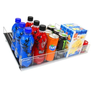 Retail Store Supermarket Convenience Store Gravity Feed Shelf Space Saving Cooler Organizer Unit