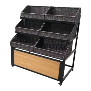 Retail Store Supermarket Fruit Display Rack Vegetable Fruits Shelves