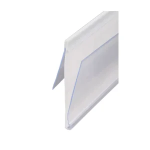 Retail Supermarket N Shape Self Adhesive PVC Data Strip Insert-in Shelf Price Tag Holder