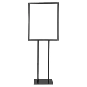 Retail Vertical Billboard Sign Holder Metal Frame Advertising Poster Display Stand Custom Color Custom Size