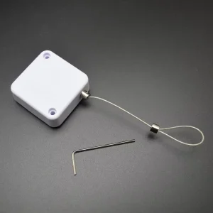 Retractable Long Wire Anti-theft Cable Professional Retail Pull Box Durable Ring Display Retractor W/ Security Recoiler Cable