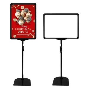 Reusable Sign Holder Sign Stands for Display Advertising Business Menu Flyer Signage Sign Holder Stand