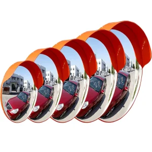 Road Traffic Convex Mirror PKC 0030 1530 30cm PC Material Outdoor Use 130 Viewing Angle Security Mirror