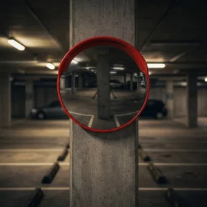 Road Wide Angle Circle Convex Traffic Mirror 220 Dome Outdoor Indoor PC Anti Theft Corner Parking Lot Mirror Convex Mirror