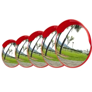Round Security Mirror Road Mirror 230 Viewing Angle 30-80cm for Business Garage Warehouse Blind Spot Office Traffic Safety