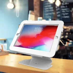 SC 1101 Restaurant 360 Degree Swivel Counter Top Tablet Kiosk Security Desktop Tablet Stand for Ipad 10.2 Inch