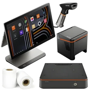 SUNMI D3 Pro Desktop Cash Register 15.6 Inch Touchscreen 4+64GB NFC Payment Android 13 Retail POS System