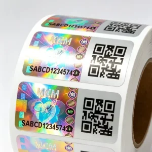 Secure Seal Holographic Waterproof Scratch off QR Code Seals for Gaming Laptop Mini PC
