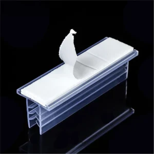 Self Adhesive Acrylic Panels Holder Clear Plastic PVC Advertising Price Tag Sign Holder Supergrip Sign Holders