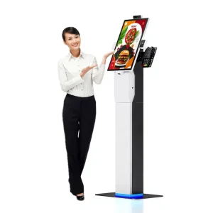 Self Checkout Receipt Kiosk Touch Screen POS Machine Restaurant Supermarket Android Payment Kiosk
