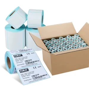 Self Printing Adhesive 4×6 Shipping Labels Of Customized Thermal Label Sticker Paper Synthetic Packaging Label