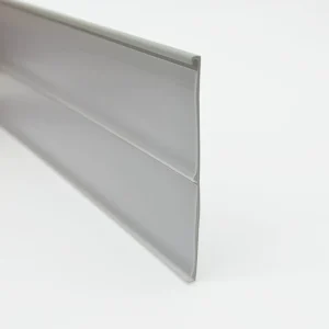 Self adhesive Label Holder PVC Plastic Extrusion Profile Data Strip Price Tag Price Display Label Holder of Supermarket Shelves