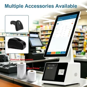 Self service Touch screen All in one Self checkout Machine Self scanning Payment for Convenient Stores