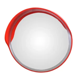 Shatterproof PC Outdoor Convex Mirror 30cm Diameter for Road Traffic Management & Blind Corner