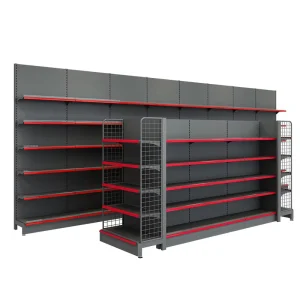 Shelf Gondola Metal Display Grocery Store Used Shopping Supermarket Shelves Equipment Rack Shelving