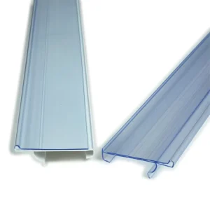 Shelf Label Holder PVC Plastic Price Label Holder Supermarket Shelf Tag Hanging Label Holder Shelf Edge Strip Shop Dis