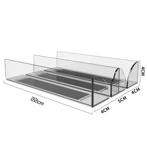 Shelf Partition Panels Magnetic Dividers Plastic Partitions Supermarket Convenience Store Vertical Multi-Layer L-Shaped Baffles