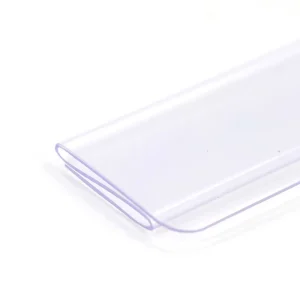 Shelf Tag Holders Flat Adhesive Price Tag Holder PVC Data Strip for Supermarket Shelving