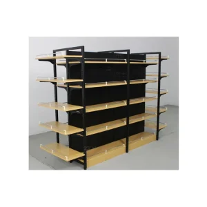 Shelves for Supermarket Supermarket Shelves Wooden Metal Display Racks Gondola Shelving Gondola for Supermarket