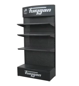 Shelving Gondola Unit Used Pegboard Display Stand Hardware Display Racks for Shops Heavy Duty Metal Powder Coated