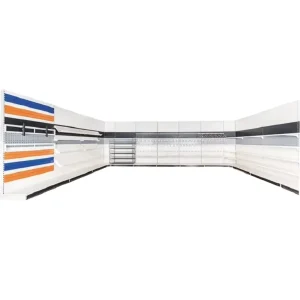 Shop Decoration Fitting Store Fixtures Mobile Shelving System Shop Fitting