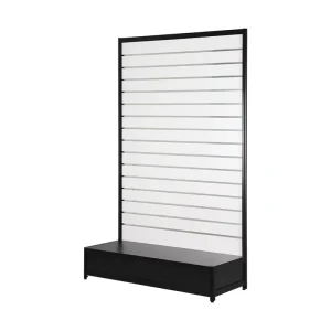 Shop Display Cabinet Furniture for Store Socks Scarves Mobile Phone Accessories Slat Hanging Rack with Hooks Shelves
