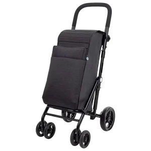 Shopping Trolley with 4 Wheels Foldable for Groceries Portable Utility Cart with Cooling Function for Outdoor