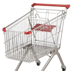 Shopping Trolley with Silent Wheels Convenience Store Supermarket Accessories Large Capacity