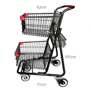Shopping Trolleys Carts and Shopping Cart for Supermarket Use with Foldable Feature