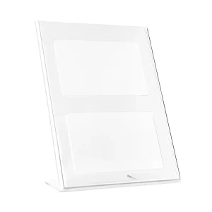 Sign Holder Slant Back Stands for Display Plexiglass Clear Acrylic Display Stands for Promotions Restaurants Office Store