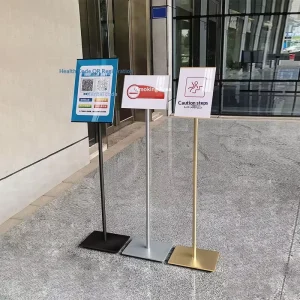 Signage Directional Signs Floor Standing Water Based Narrow Edge Plate Notice Boards A3 Hotel Guide Signs A4 Display Signs